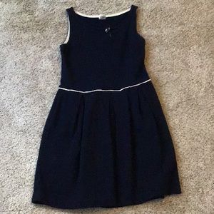 NAVY BLUE J. CREW DRESS WITH POCKETS